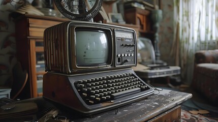 Playful representation of old technology