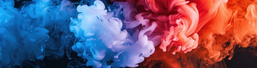 Abstract Colorful Smoke