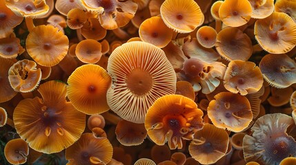 Fototapeta na wymiar Abstract nature background texture of Mushroom