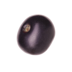 Fresh ripe acai berry isolated on white