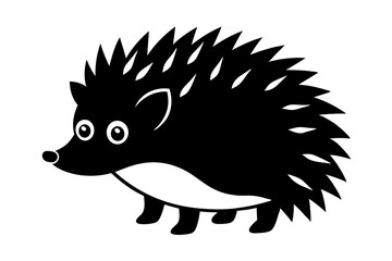Funny Hedgehog Vector Illustration Cartoons, Clipart, Line Art White Background, Funny hedgehog vector illustration with white background Perfect for cartoons, clipart, and line art.

