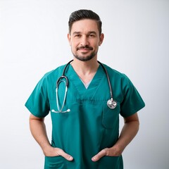 portrait of a smiling doctor