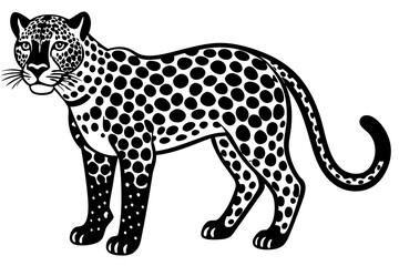Funny Jaguar Vector Illustration Cartoons, Clipart And Line Art Design on White Background, Funny Jaguar vector illustration in cartoons, clipart, and line art design on a white background