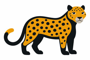 Funny Jaguar Vector Illustration Cartoons, Clipart And Line Art Design on White Background, Funny Jaguar vector illustration in cartoons, clipart, and line art design on a white background