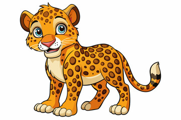 Funny Jaguar Vector Illustration Cartoons, Clipart And Line Art Design on White Background, Funny Jaguar vector illustration in cartoons, clipart, and line art design on a white background