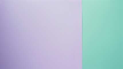 Fototapeta premium Create a calm and cheerful atmosphere with this modern pastel purple and green color block background. Ideal for cards, posters, banners, and more
