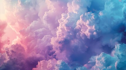 Abstract image of clouds with gradient