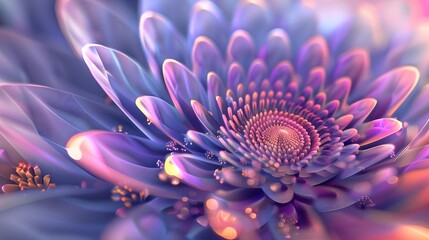 Flower fractal design