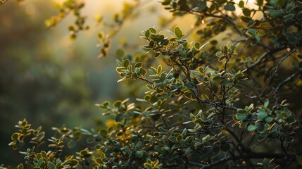 Detailed View of a Grasping Branch Bush