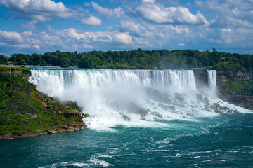 Niagara Falls Near Buffalo New York, America, USA.