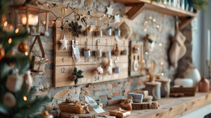 Beautifully Crafted Advent Calendar with Daily Treats