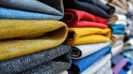 Variety of canvas types used in the textile sector