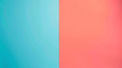 Obraz premium Background image featuring two solid colors, blue and orange, separated by a vertical line, creating a bold and modern aesthetic