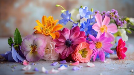High quality spring flowers freshly picked from my garden