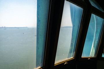 Statue of Liberty Near New York City, New York, America, USA. © jon manjeot