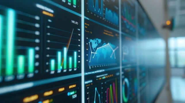 AI-powered climate prediction models on a digital screen, advanced climate technology, environmental monitoring