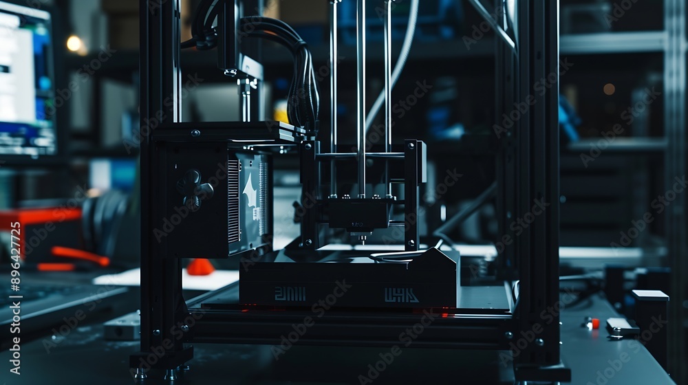 Leinwandbilder printing 3d printer object : generative ai
