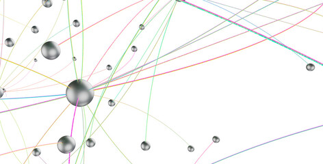 Abstract futuristic - technology with polygonal shapes on dark blue background.