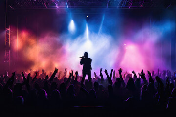 A big mass event. Concert.