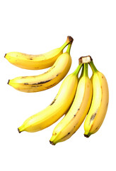 bananas isolated on white