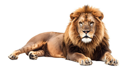 lion isolated on transparent
