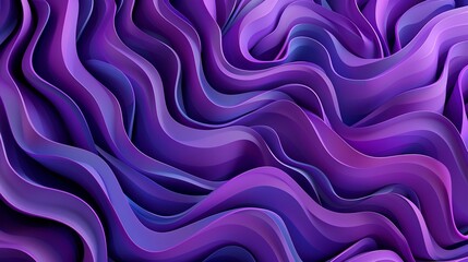 Obraz premium Purple optical seamless pattern Psychedelic 3d printed object pattern : Generative AI