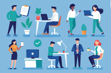 office-business-people-collection bundle