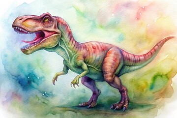 Naklejka premium tyrannosaurus rex dinosaur