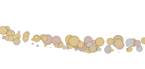 Mesmeric Moments: Mesmeric 3D Illustration Depicting Mesmerizing gold Confetti