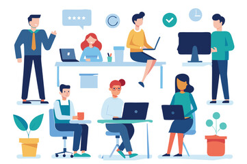 office-business-people-collection bundle