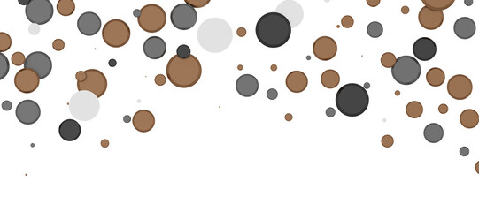 Gilded Festivity: Brilliant 3D Illustration Showcasing a Shower of gold Confetti