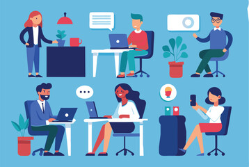 office-business-people-collection bundle