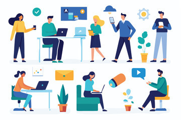 office-business-people-collection bundle