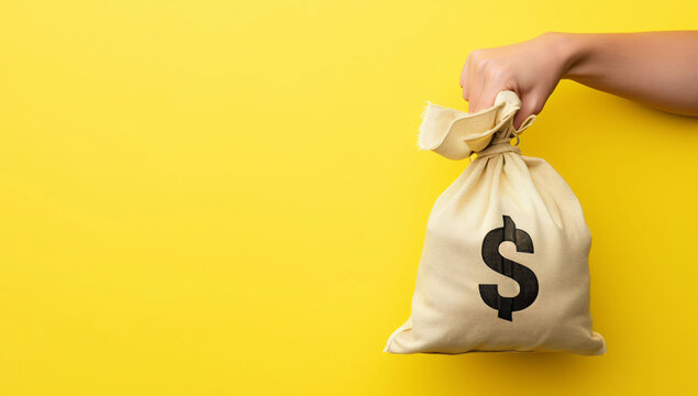 Holding Money Bag Images Browse 71 295 Stock Photos Vectors and Video Adobe Stock