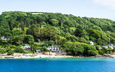 Boats and Yachts on Kingsbridge Estuary in Salcombe and Mill Bay, Batson Creek, Southpool Creek, Devon, England, Europe