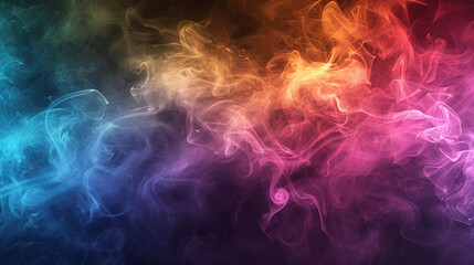 Colorful abstract smoke background