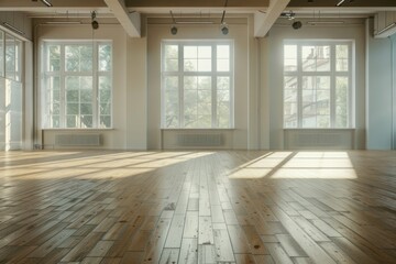 Dance or ballet studio interior