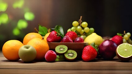 fruits on a plate
