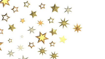 Golden Dreamscapes: Step Into a 3D Rainfall of Gleaming Stars