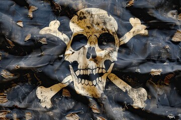 Skull and crossbones flag Pirates Flag