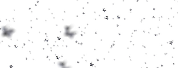 Celestial Cascades: 3D Illustration Conjures a Rainfall of Gold Stars