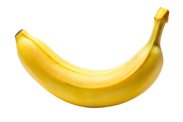An isolated banana