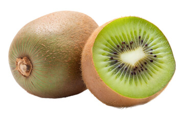 Obraz premium Two isolated kiwis