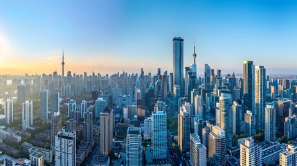 Toronto Skyline at Dawn