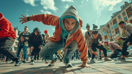 hip hop dancer performing 