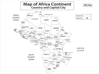 World map. Political maps of North and South America, Europe and Asia, Africa and Australia continents. World map countries and country names. 