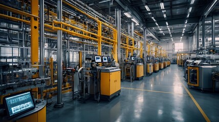 Futuristic High-Tech Laboratory