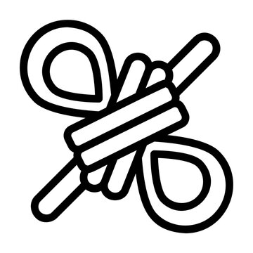 recommend clip art: rope knot Line Icon