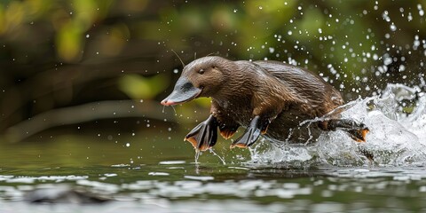 platypus in the wild