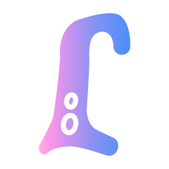 climbing hook Gradient icon